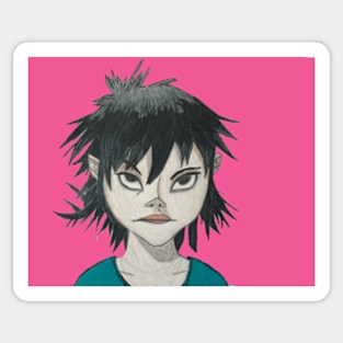 noodle - pink Sticker